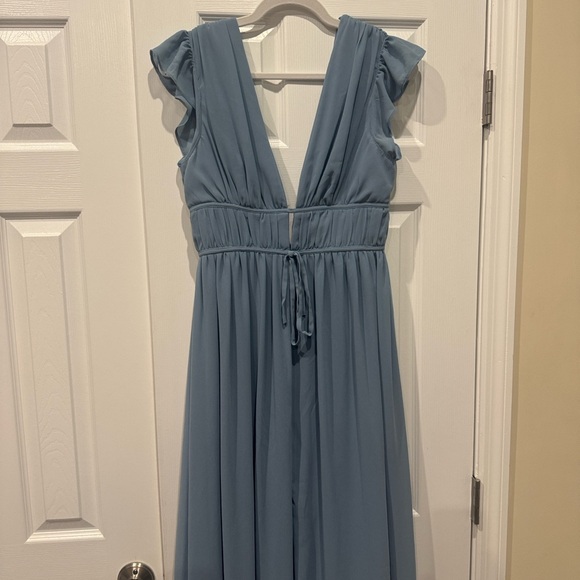 Lulu's Sky Blue Maxi Dress - Picture 3 of 6
